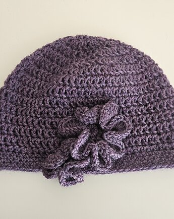 Czapka retro z wełny, Las i Łąka