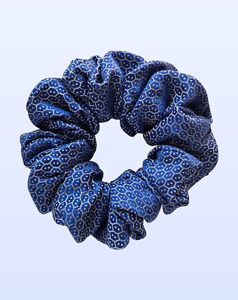 Scrunchie MIDI chabrowa we wzory, mi.KREO