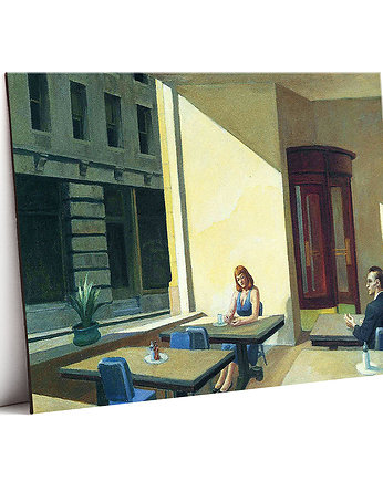 Promienie w kawiarni -  E. Hopper - magnes, Galeria LueLue