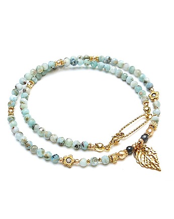 Larimar  /choker/ 10.07.25, KiKa pracownia