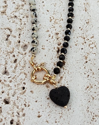 Naszyjnik Onyks i Jaspis dalmatyński, Chmolowska Jewellery