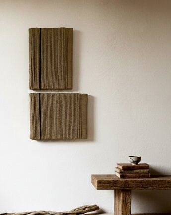 Obraz strukturalny Jute Road- zestaw 2, Zaplątana W Sznurki