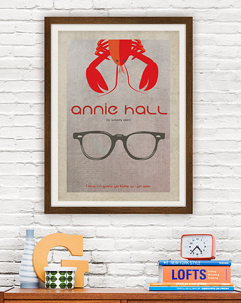 Annie Hall - Woody Allen - plakat 50x70 cm, minimalmill