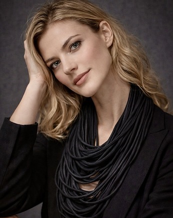 Naszyjnik dzianinowy - czarny (unisex), milita nikonorov