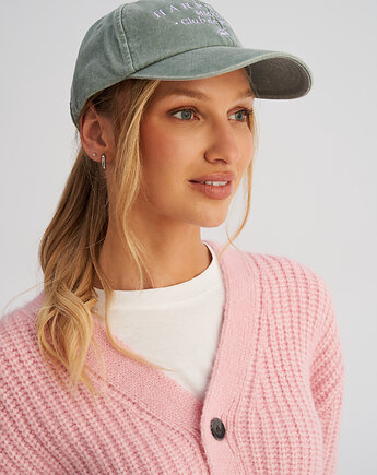 Sprana czapka z daszkiem VINTAGE jasnozielona, HARP TEAM