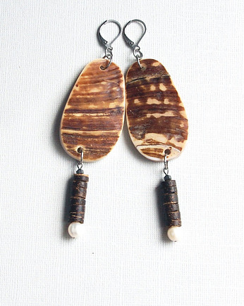 S A L E : UNIKATOWE kolczyki : muszla : muszla01, kaktusia