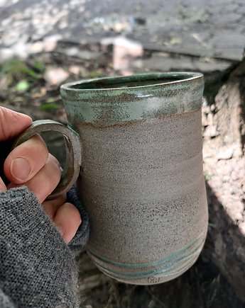 LINIE_kubek oliwkowy, LEP NA GLINĘ
