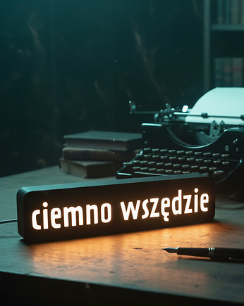 Lampa CIEMNO WSZĘDZIE , Mediorama