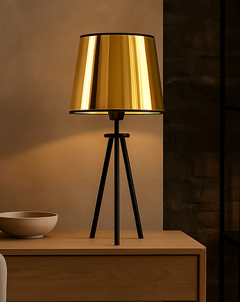 Lampa stołowa na 3 nogach w stylu loftowym BERGEN MIRROR, LYSNE