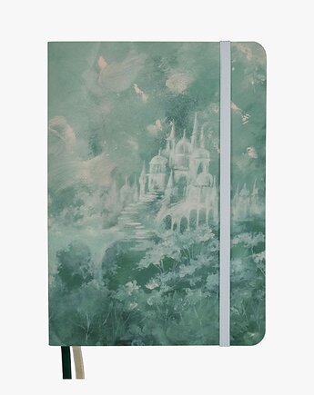 Dreamy Castle - notatnik A5, bullet journal, dziennik, planer w kropki, Devangari Art