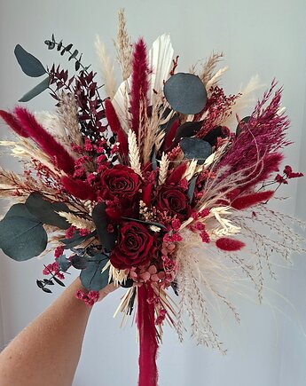 Bukiet ślubny boho z suszonych kwiatów, Mudryk Viktoria Dried Flowers