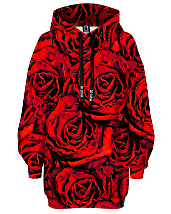 Bluza Oversize Tunika DR.CROW Red Roses, DrCrow