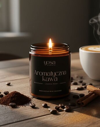 Świeca Sojowa Aromatyczna Kawa, Yosa Candle