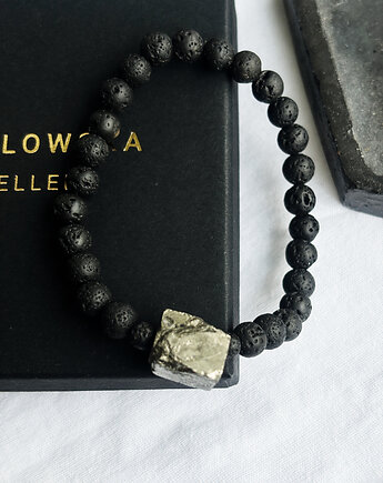 Bransoletka Męska Piryt, Chmolowska Jewellery
