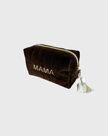 Kosmetyczka pikowana z haftem "Mama", Boski Bajzel
