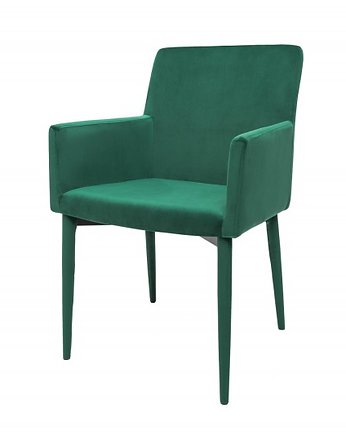 Krzesło z podłokietnikami Milano szmaragdowe, Home Design