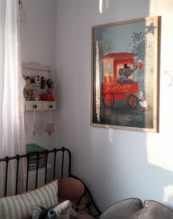 Popcorn Time Poster - pokój dziecka  Hi Little, HI LITTLE