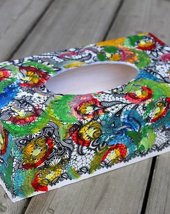 Chustecznik z koronką, Monique Art