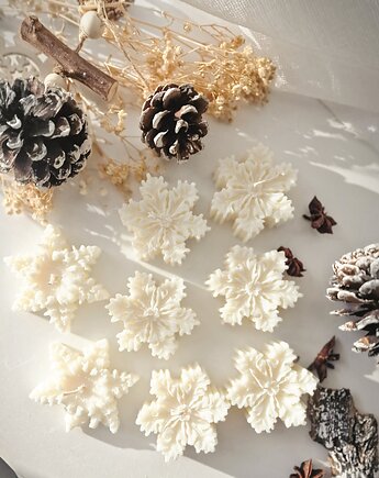 Świeca sojowa śnieżynka No 1, nejmi art