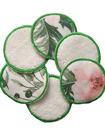 Zestaw wacików do demakijażu less waste 100% bambus + bawełna GARDEN ZIELONE, THE MISS CAT