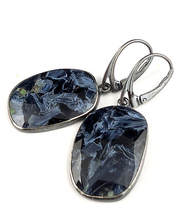 Kolczyki pietersit- efekt kociego oka, Pracownia Neores