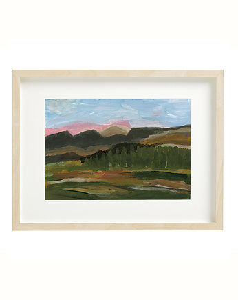 ORYGINAŁ 10 x 15 cm - Pejzaż No.12, Gosia Sendlewska