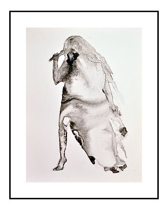 Liquid mind 9, grafika, obraz malowany tuszem, Galeriai