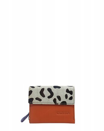 Portfel damski skórzany miejsce na bilon zdjęcie przegródki OLIVKA, Olivka Warsaw