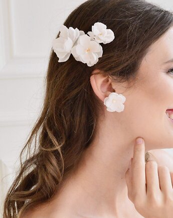 Grzebyk IDA kwiaty z jedwabiu, Anelis Atelier