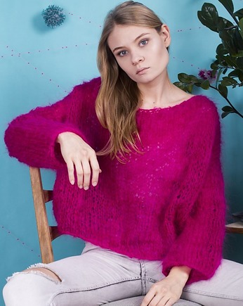 Sweter fuksja, AnnaZaworska