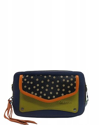 Torebka listonoszka zero waste skórzana przepiękna oryginalna OLIVKA, Olivka Warsaw