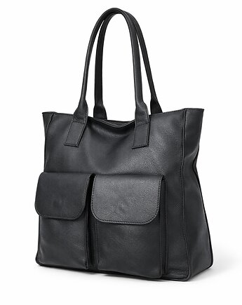 Duża Torebka na ramię ze skóry naturalnej XXL, bagoo