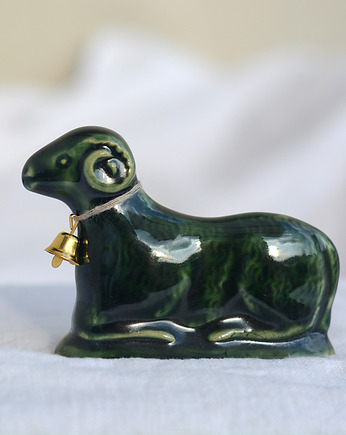 Baranek wielkanocny zielony, Joanna Serafin design