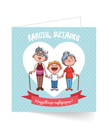 Kartka okolicznościowa Dzień Babci i Dziadka, spoko motyw