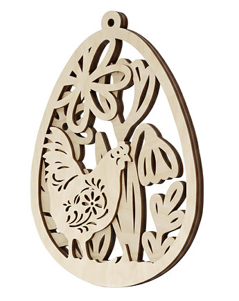 Zawieszka Wielkanocna Jajko Ażurowe do Stroika Malowania Dekoracja WISZĄCA, smxdsgn