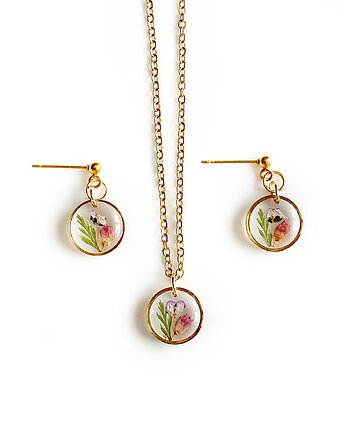 Komplet biżuterii z kwiatami, Colie