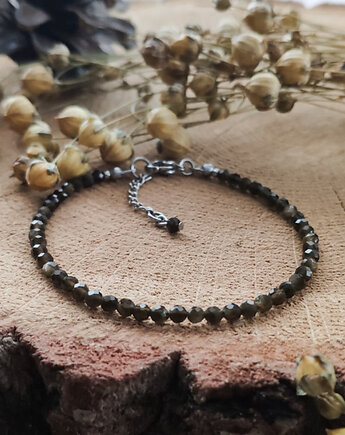 Bransoletka z obsydianem - Autumn Forest III, REVEAL