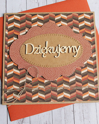 DZIĘKUJEMY : kartka handmade : podziękowanie, kaktusia
