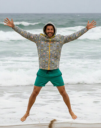 Bluza rozpinana "Meksykańskie Czaszki" - unisex., Funaticos