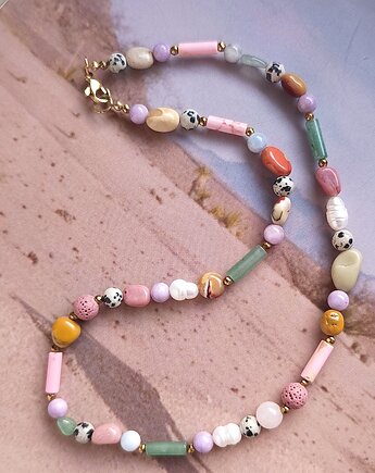 Bloom green- naszyjnik, Emilia Rabenda