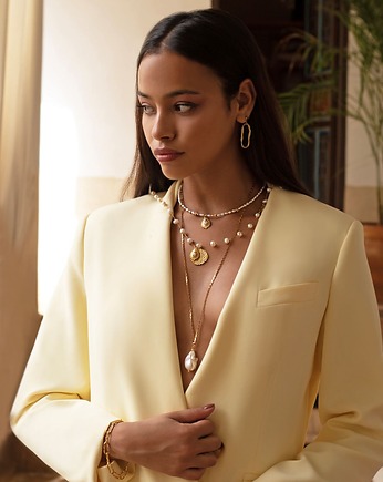 Sautoir /white pearls/ - naszyjnik, KiKa pracownia