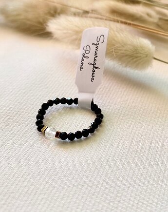 Pierścionek z Turmalinem i Kryształem Górskim, Szmaragdowa Polana