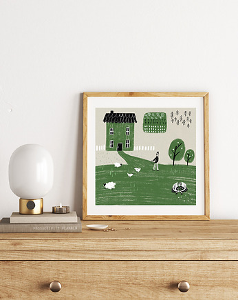 Ilustracja Na farmie, MUKI design