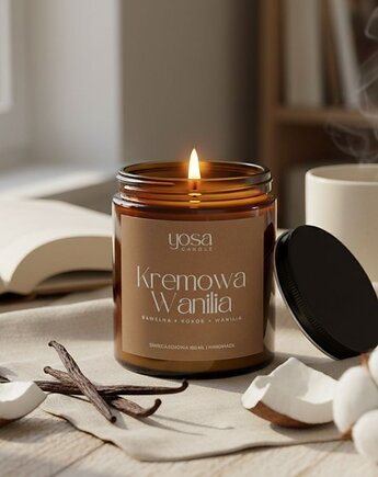 Świeca Sojowa Kremowa Wanilia, Yosa Candle