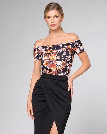 Bluzka z odsłoniętymi ramionami, milita nikonorov