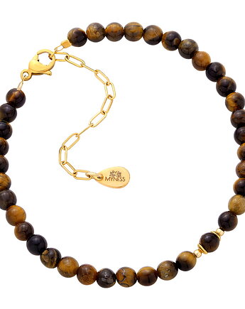 Bransoletka z kamieni naturalnych - tygrysie oko, MYNESS
