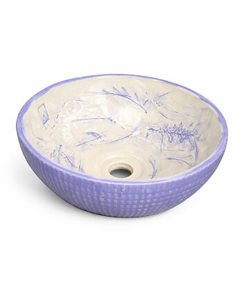 Umywalka Ceramiczna Nablatowa "Lawendowa", Ceramika Nastawka