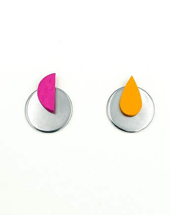 Kolczyki Mini z blaszką, SZLIFY