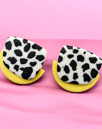 Kolczyki Dotty yellow, Hellaclay