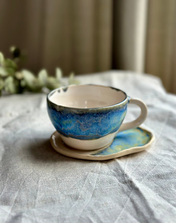 Cappuccino Set deep blue, JD loves CERAMICS